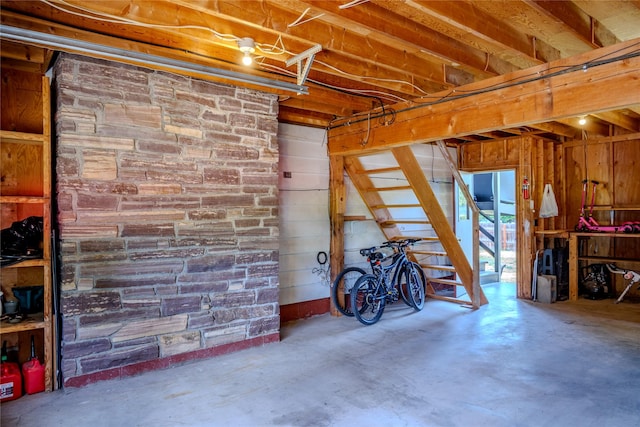 440 Dome Mountain Rd, Libby, MT 59923 - basement with stairs