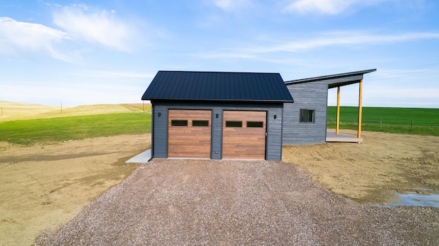 406 2nd Rd SW, Fairfield, MT 59436 - view of detached garage