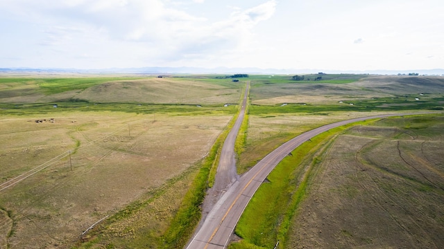 406 2nd Rd SW, Fairfield, MT 59436 - aerial view of property's location featuring rural landscape