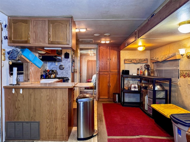 912 Muskrat Rd, Helmville, MT 59843 - kitchen with carpet