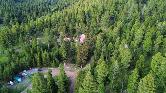 912 Muskrat Rd, Helmville, MT 59843 - view of property location featuring a heavily wooded area