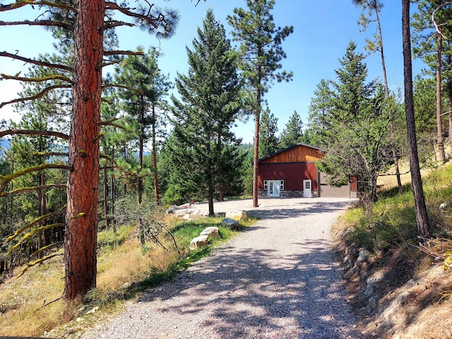 20536 Wild Horse Ranch Rd, Rollins, MT 59931 - view of dirt / gravel driveway