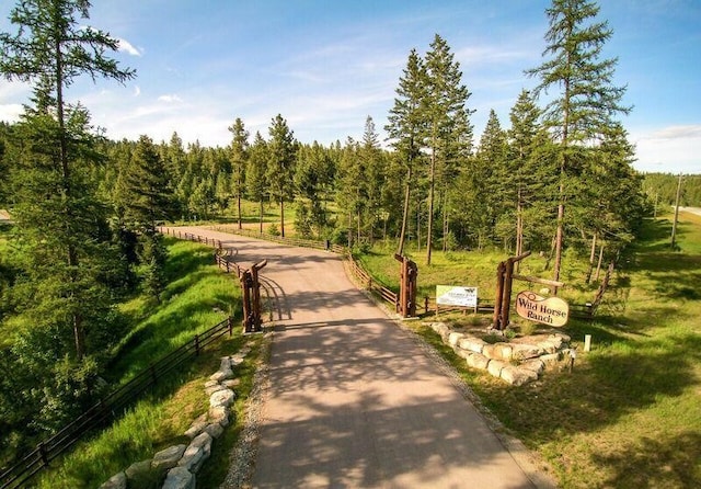 20536 Wild Horse Ranch Rd, Rollins, MT 59931 - view of community featuring a view of trees