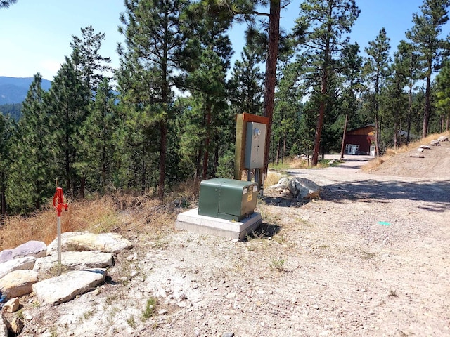 20536 Wild Horse Ranch Rd, Rollins, MT 59931 - exterior view of a pad mount transformer and a forest