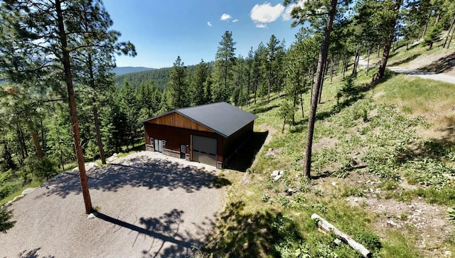 20536 Wild Horse Ranch Rd, Rollins, MT 59931 - view of subject property with a heavily wooded area