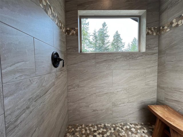 120 Chickadee Way, Whitefish, MT 59937 - bathroom with tiled shower