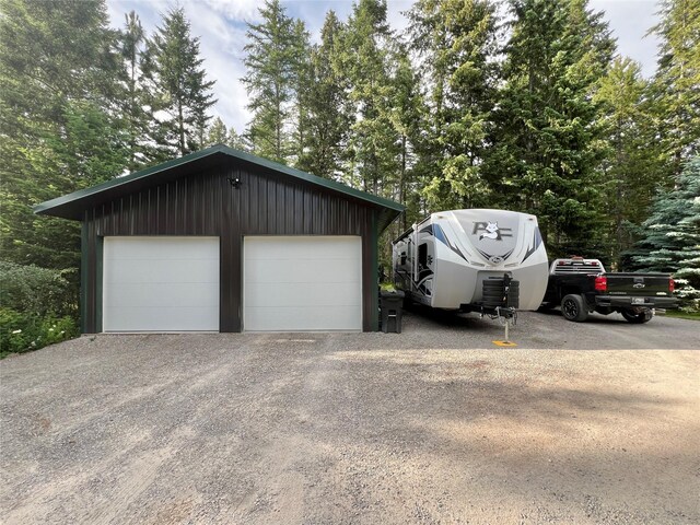 120 Chickadee Way, Whitefish, MT 59937 - view of detached garage