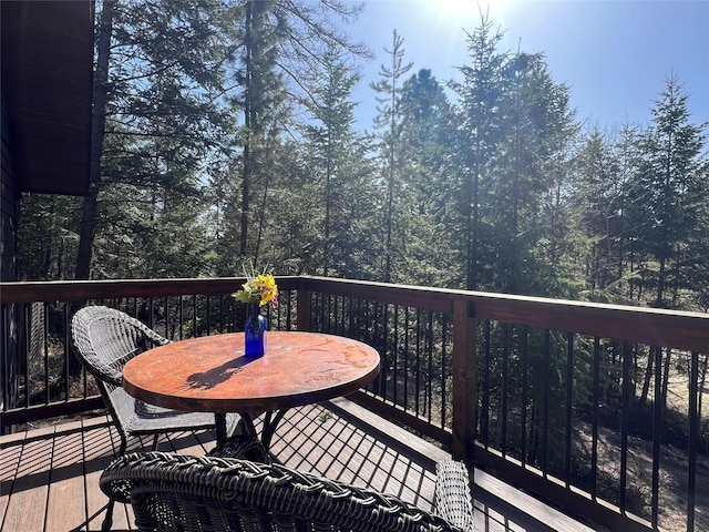 120 Chickadee Way, Whitefish, MT 59937 - deck featuring outdoor dining area