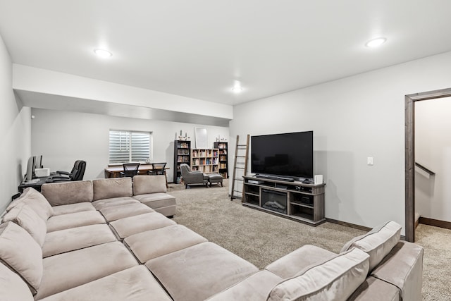 1 Arizona Rd, Great Falls, MT 59404 - living area with carpet flooring and recessed lighting