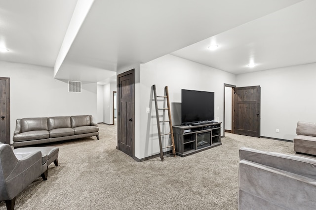 1 Arizona Rd, Great Falls, MT 59404 - carpeted living area with baseboards and recessed lighting