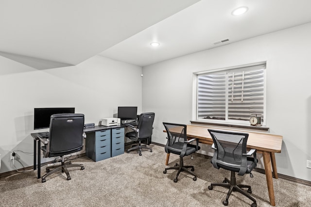 1 Arizona Rd, Great Falls, MT 59404 - home office featuring carpet flooring and recessed lighting