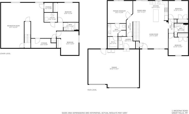 1 Arizona Rd, Great Falls, MT 59404 - view of room layout