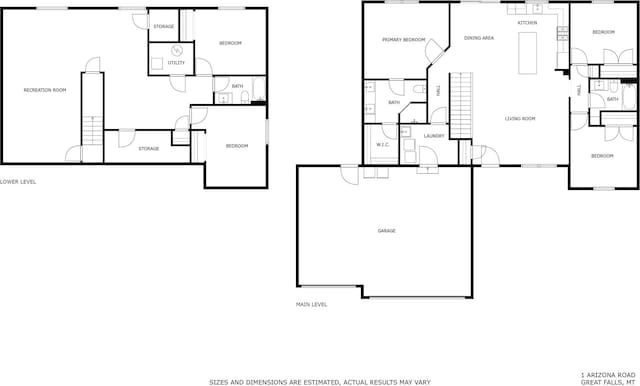 1 Arizona Rd, Great Falls, MT 59404 - view of home floor plan