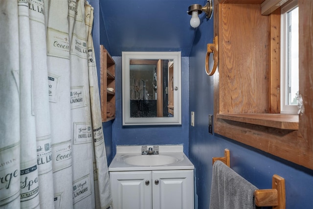 3333 Middle Rd, Columbia Falls, MT 59912 - bathroom with vanity and healthy amount of natural light