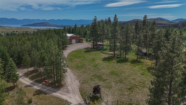 23254 Dayton Creek Rd, Proctor, MT 59929 - view of subject property with a mountainous background