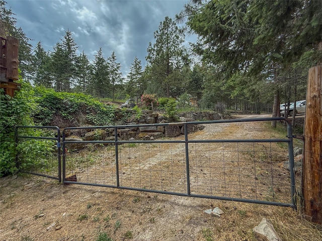 23254 Dayton Creek Rd, Proctor, MT 59929 - view of yard featuring a gate