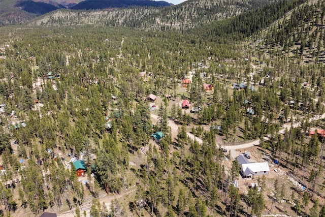392 Leisure Ln, Sula, MT 59871 - view of property location with a mountainous background and a forest