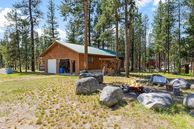392 Leisure Ln, Sula, MT 59871 - view of detached garage