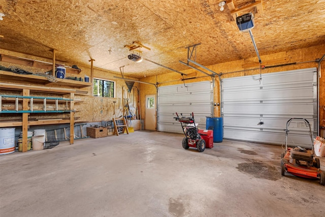 392 Leisure Ln, Sula, MT 59871 - garage with a garage door opener