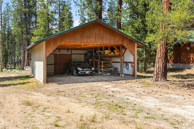 392 Leisure Ln, Sula, MT 59871 - view of pole building