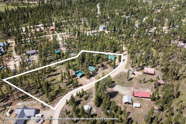 392 Leisure Ln, Sula, MT 59871 - view of property location with property parcel outlined