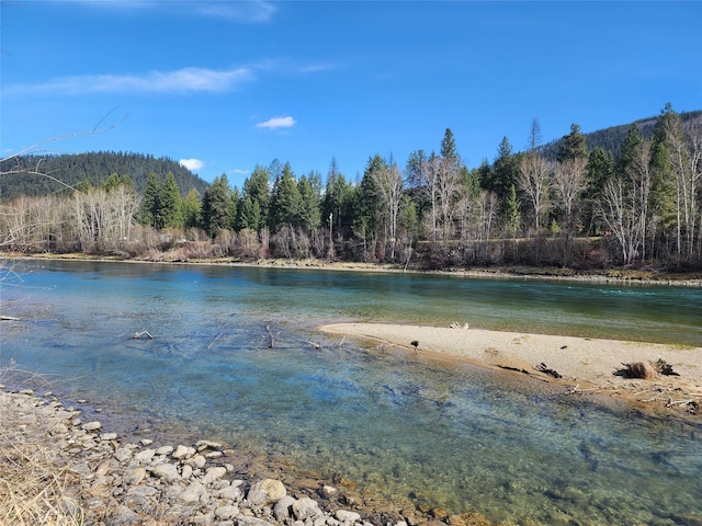 74 Cedar Crk, Libby, MT 59923 - water view featuring a forest