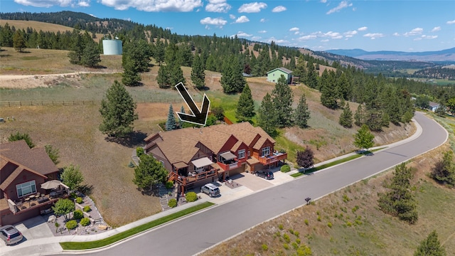 467 Ridgeway Dr, Lolo, MT 59847 - view of subject property with a mountainous background