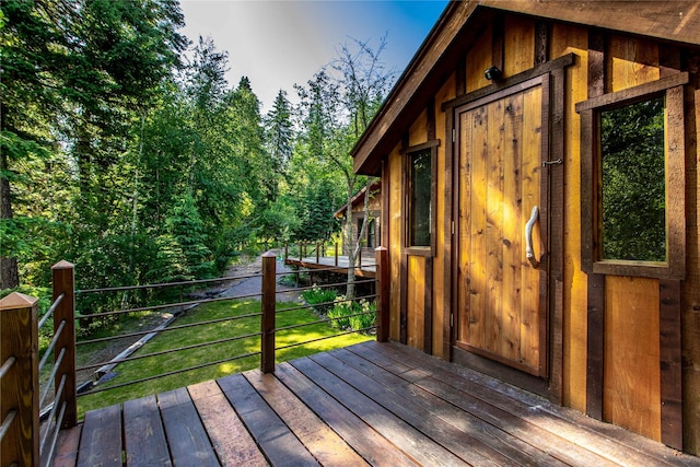 28578 Wapiti Ln, Bigfork, MT 59911 - view of deck