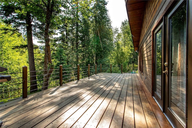28578 Wapiti Ln, Bigfork, MT 59911 - view of wooden terrace