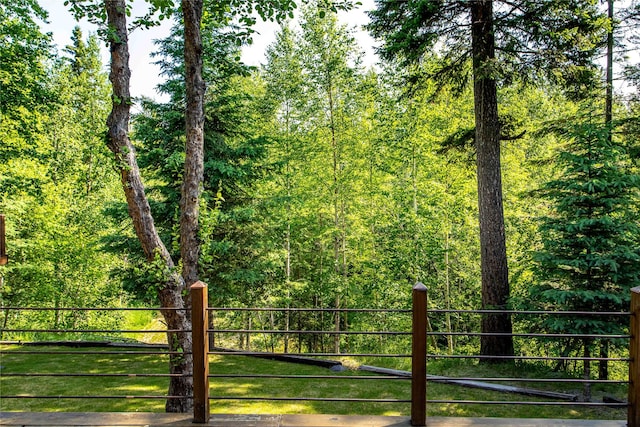 28578 Wapiti Ln, Bigfork, MT 59911 - view of yard featuring a forest view