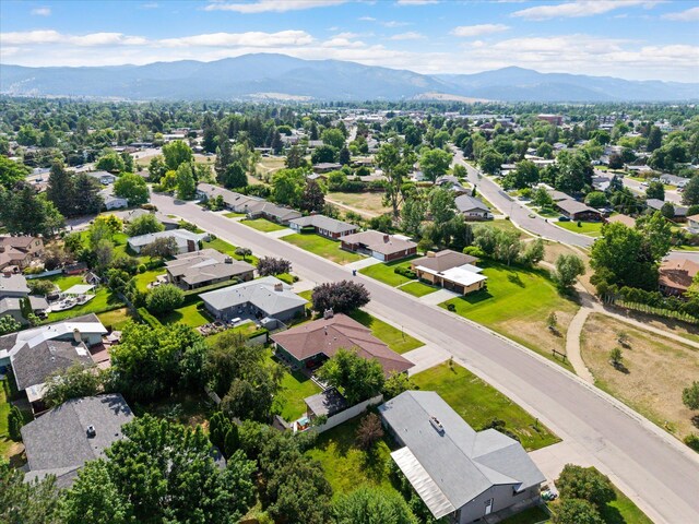 3906 Bellecrest Dr, Missoula, MT 59801 - aerial view of residential area featuring mountains