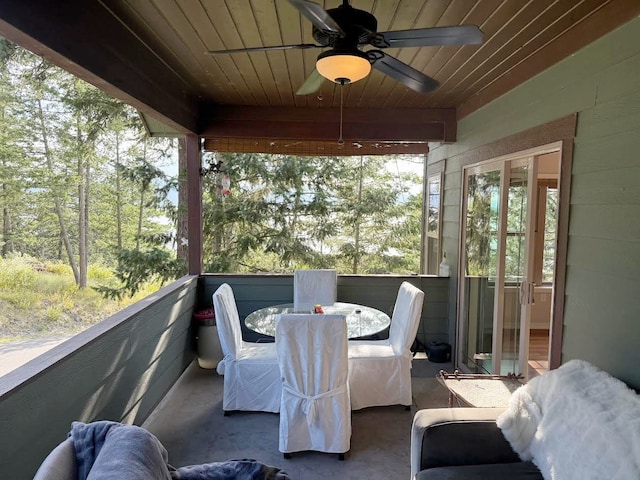 151 Whisper Ridge Dr, Bigfork, MT 59911 - balcony featuring ceiling fan
