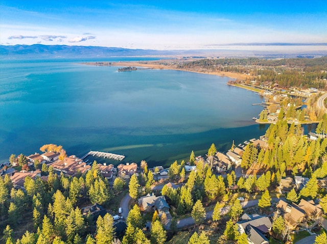 151 Whisper Ridge Dr, Bigfork, MT 59911 - aerial view of residential area with a large body of water