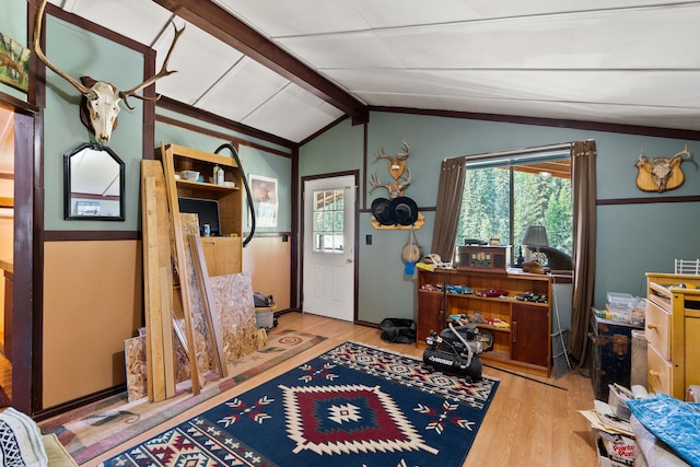670 Potter Creek Rd, Olney, MT 59927 - office space featuring wood finished floors