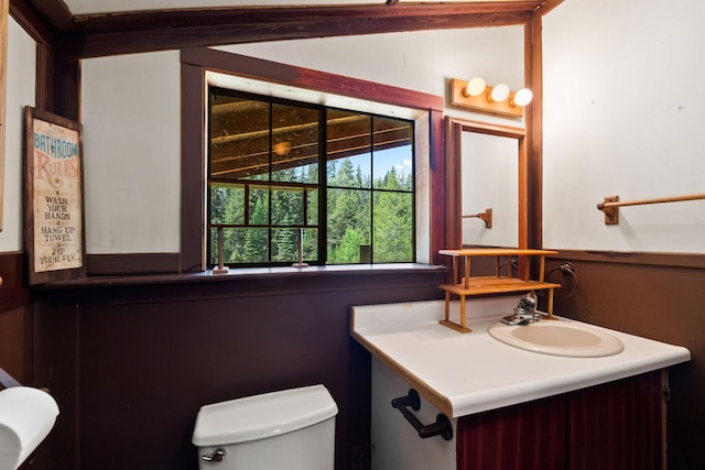 670 Potter Creek Rd, Olney, MT 59927 - bathroom with toilet and vanity