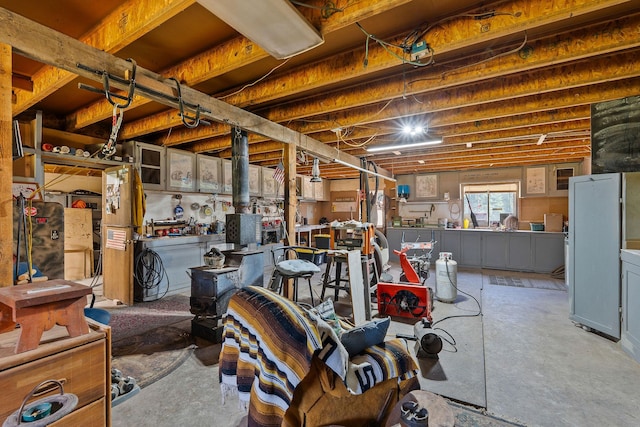 670 Potter Creek Rd, Olney, MT 59927 - basement with a workshop area