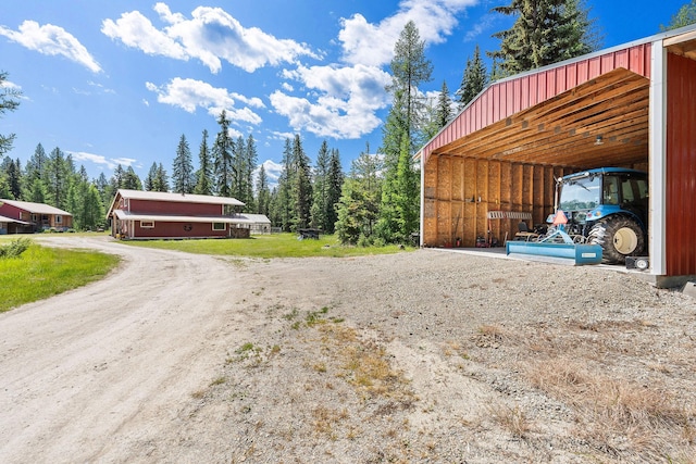670 Potter Creek Rd, Olney, MT 59927 - garage featuring driveway