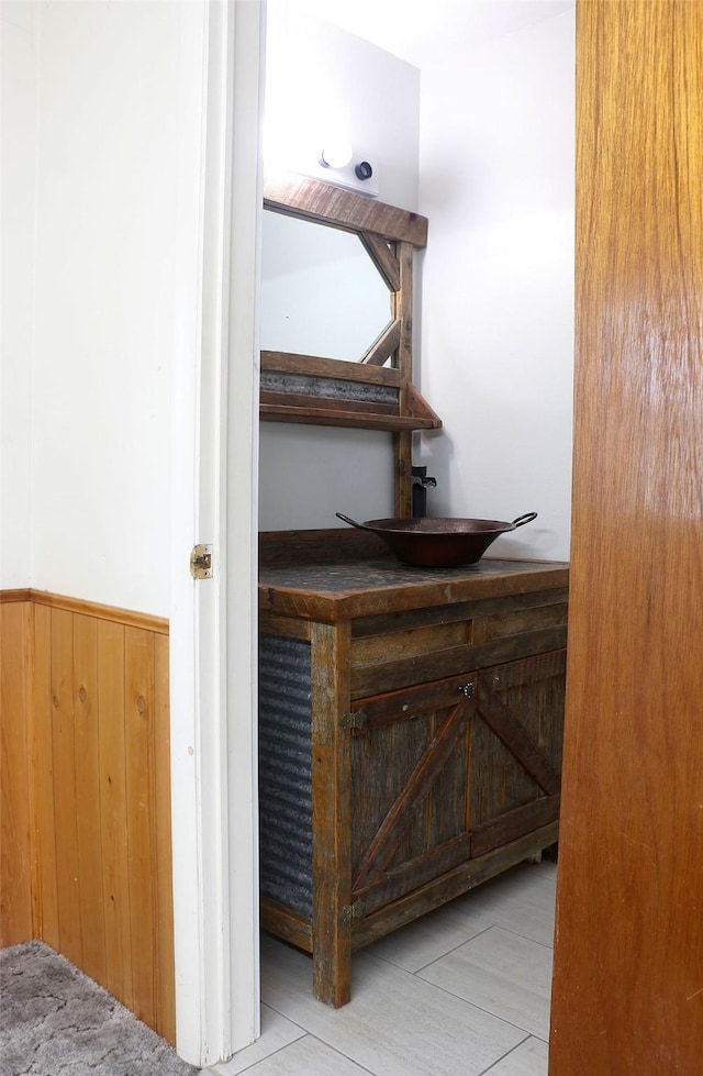 319 2nd St SW, Choteau, MT 59422 - detailed view of wooden walls and a wainscoted wall