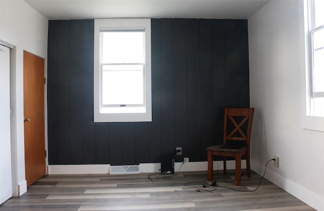 319 2nd St SW, Choteau, MT 59422 - spare room featuring wood finished floors and baseboards
