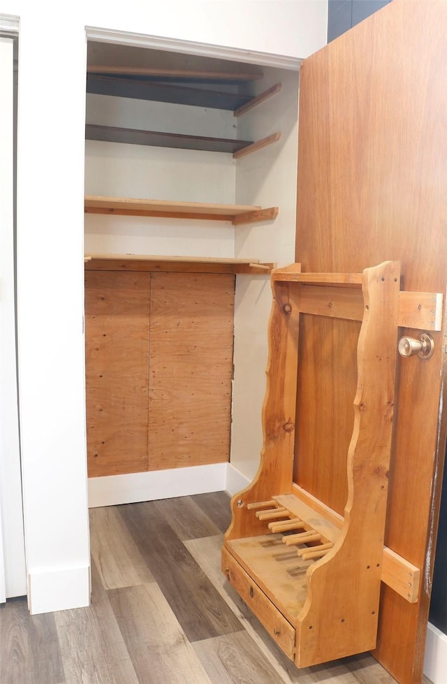319 2nd St SW, Choteau, MT 59422 - detailed view of wood finished floors and baseboards