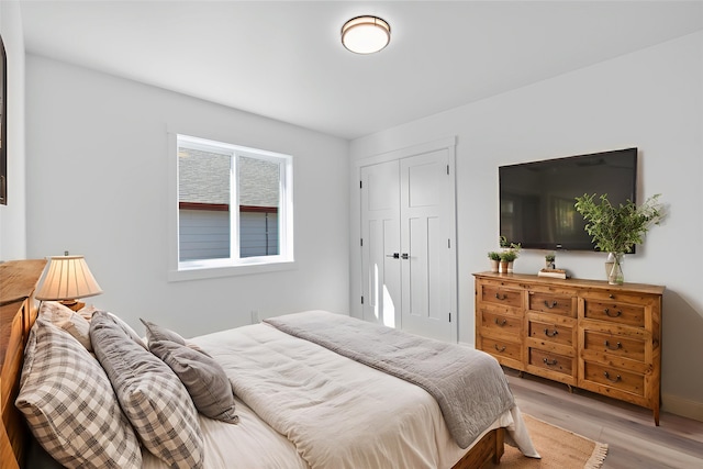 417 I St, Townsend, MT 59644 - bedroom featuring light wood finished floors and a closet