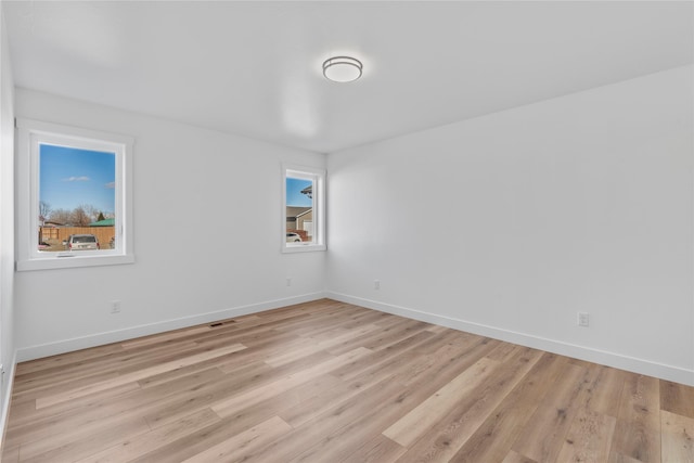 417 I St, Townsend, MT 59644 - empty room with baseboards and light wood-type flooring