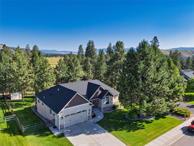 10487 Coulter Pine St, Lolo, MT 59847 - view of subject property featuring a mountainous background