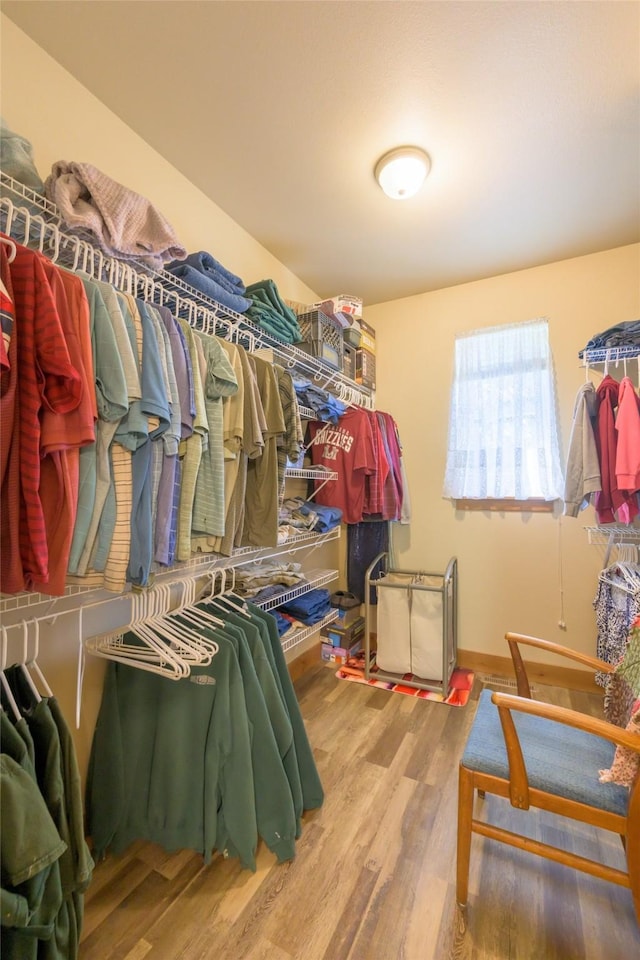 10487 Coulter Pine St, Lolo, MT 59847 - walk in closet with wood finished floors