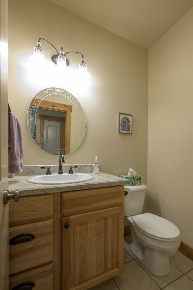 10487 Coulter Pine St, Lolo, MT 59847 - bathroom with vanity and tile patterned flooring