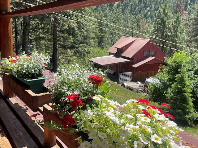 22550 Hill Rd, Clinton, MT 59825 - view of yard featuring a view of trees
