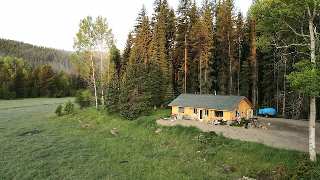 27687 Yaak River Rd, Troy, MT 59935 - view from above of property with a heavily wooded area