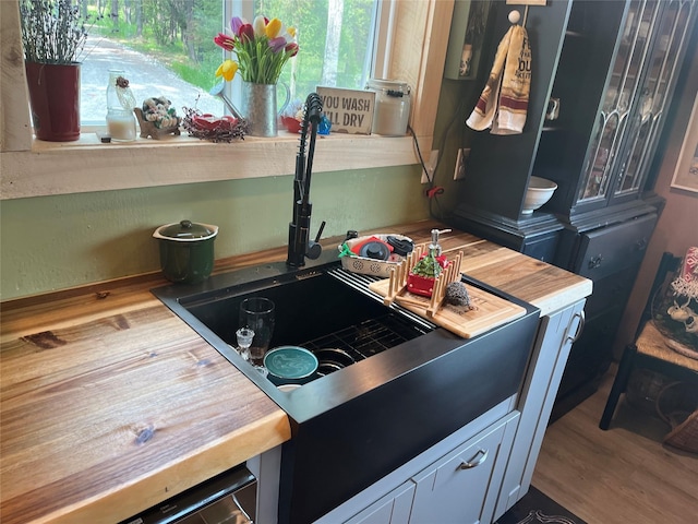 27687 Yaak River Rd, Troy, MT 59935 - kitchen with wood finished floors