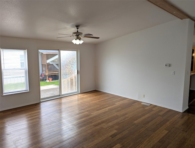 47 Merlin Dr, Bozeman, MT 59718 - empty room with ceiling fan and wood finished floors