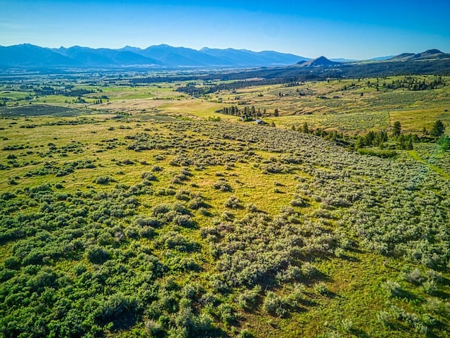 396 Wild Moose Springs Rd, Corvallis, MT 59828 - drone / aerial view of mountains